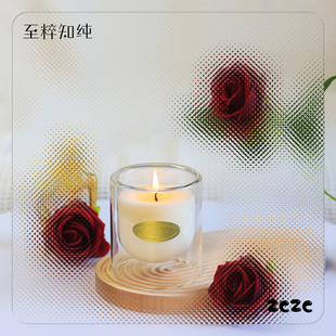 慵懒周末香薰蜡烛小众高级感家用卧室内持久大豆蜡香氛熏香伴手礼