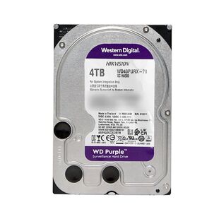 WD/西部数据紫盘4T机械硬盘3.5寸监控录像机台式机服务器sata接口
