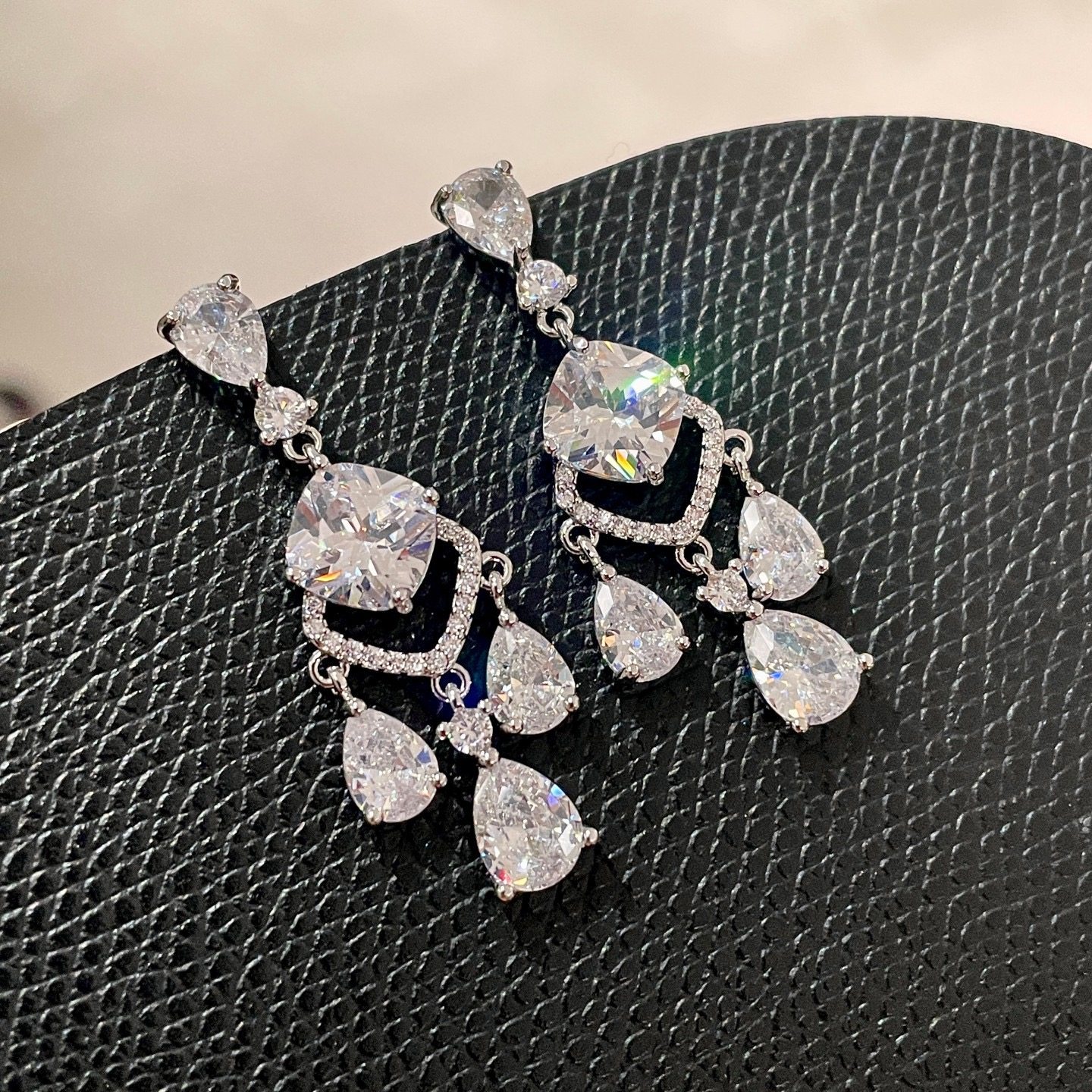 复古巴洛克宫廷风轻奢满钻锆石水滴耳钉精致长款显瘦耳环20,饰品/流行首饰/时尚饰品新,耳钉,淘宝优惠券,粉丝福利购,淘宝优惠卷