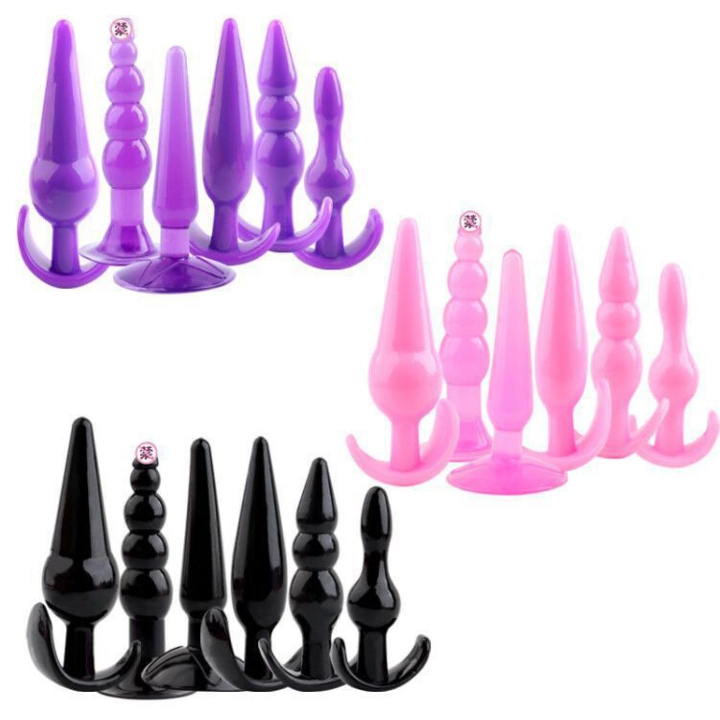 Anal Plug -Piece Posterior Anal Plug for Men and Women Vagi - 实物图