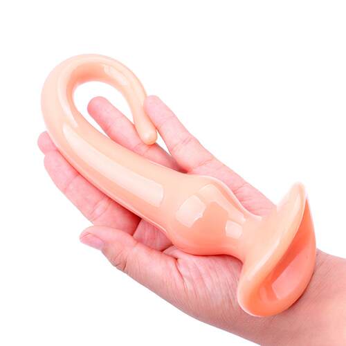 Pig Tail Posterior Anal Plug Unisex Anal Massage Masturbatio