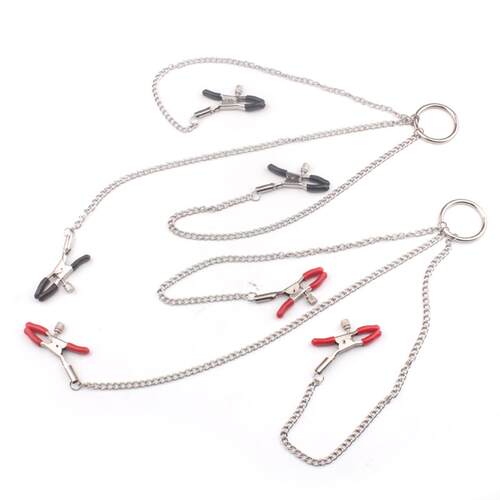 Mimi Nipple Clip Fun Nipple Clip Three-Head Breast Nipple Cl