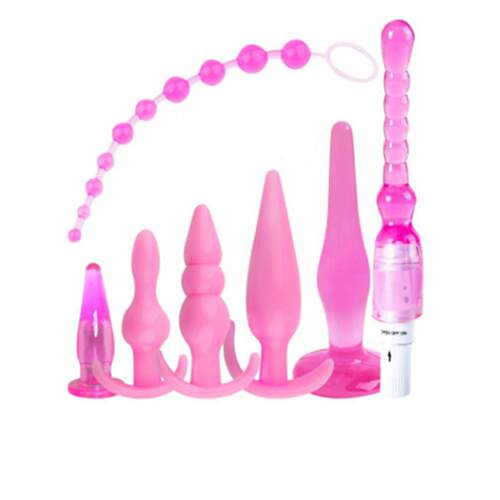Silicone Anal Plug Beads Vibrating Flirting Stick Gay and Le
