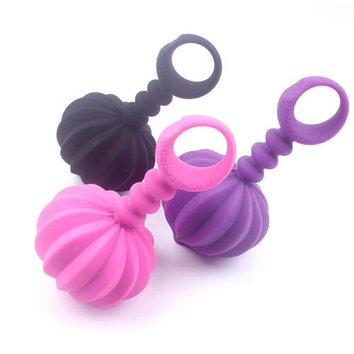 Hand-pulled ice cream silicone posterior anal plug large ana