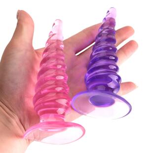 Silicone Anal Plug Spiral Posterior Beads Female Special-Sha