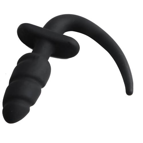 Anal plug dog tail silicone posterior anal plug men's and wo