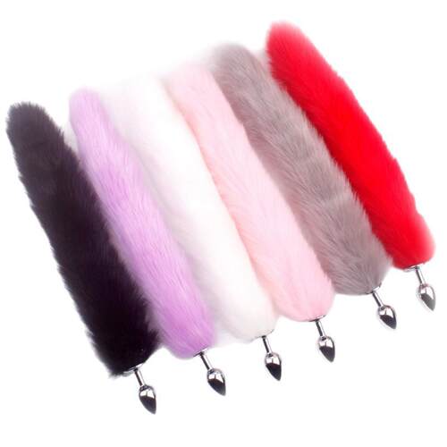 Fox Tail Anal Plug Sex Supplies Back Court Artificial Hair M