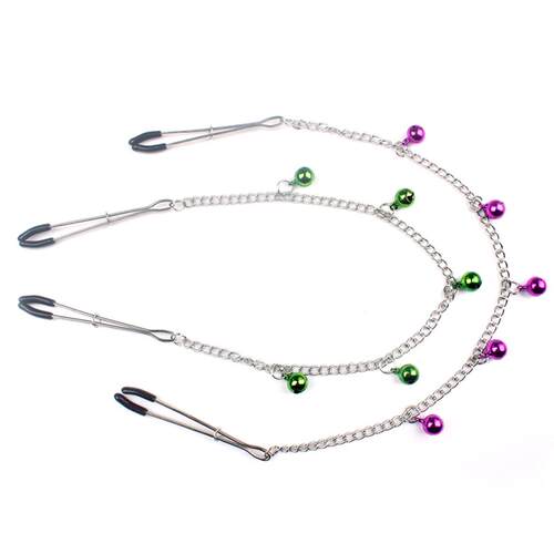 Foreign Trade Bell Slender Breast Clamp for Men and Women wi