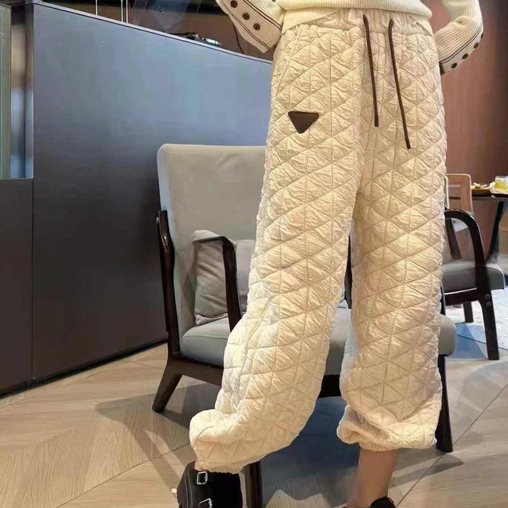 卫裤女2024冬季新款欧洲站女装