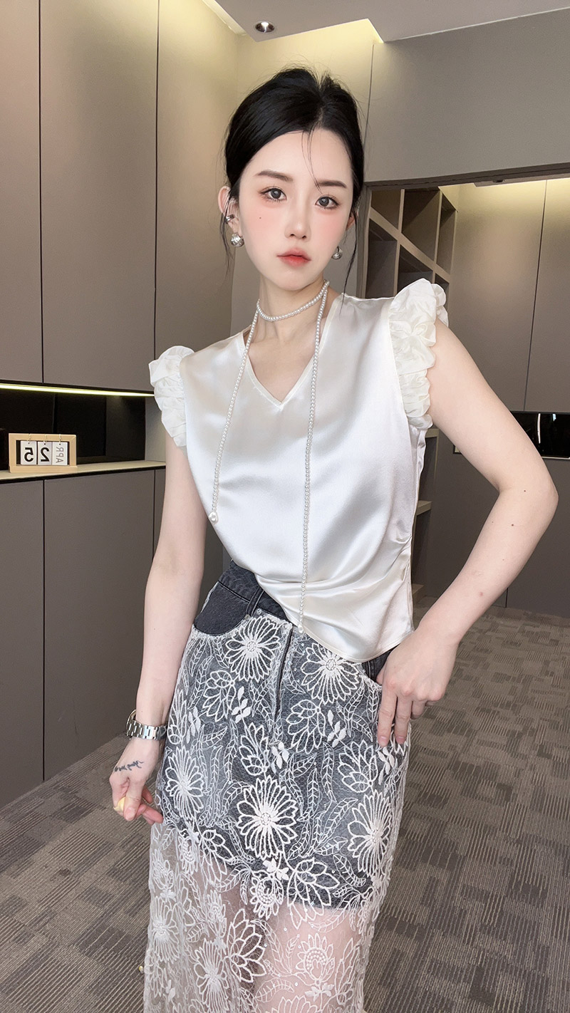 背心女2024夏季新款法式设计感