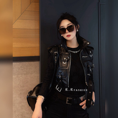 RRfshion工装机车风夹克马甲