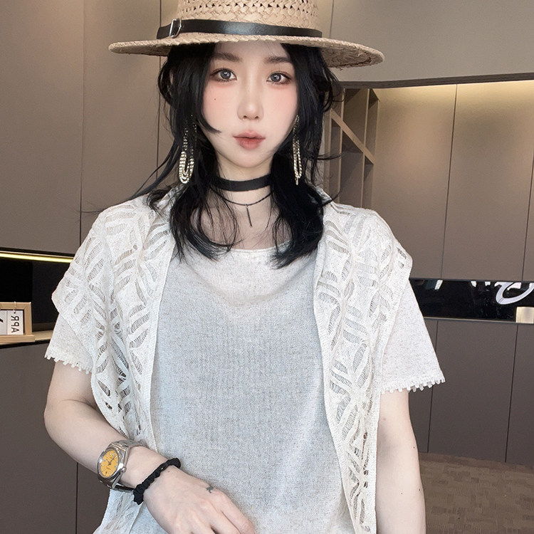 丝巾短袖圆领T恤不规则高腰半身裙纯色套装两件套女2026春季新款