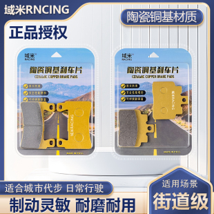 适用晓星HYOSUNG骁胜驯风GV300R QH300R 摩托车前后碟刹皮刹车片