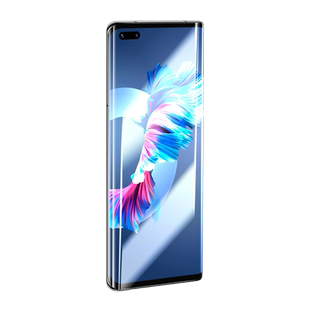 适用华为Mate40Pro钢化膜mete40E手机UV全胶膜ma全屏mte覆盖m40曲面RS保时捷prouv全包matepro贴膜mt玻璃epro