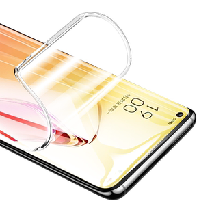 适用oppoReno8Pro水凝钢化膜Reno8手机膜全屏覆盖oppo原装opopreno8pro+保护oppreno七高清软膜por蓝光贴膜