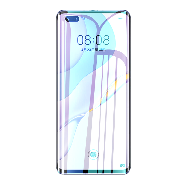 适用华为nova7pro手机膜nova7水凝钢化膜nove全屏覆盖novo一体全包nowa蝴蝶ro前后nave防摔por保护曲面屏软膜