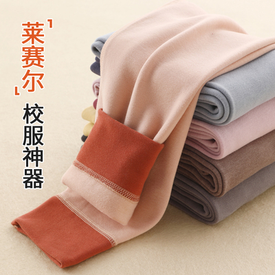 儿童德绒秋裤秋冬女童保暖裤