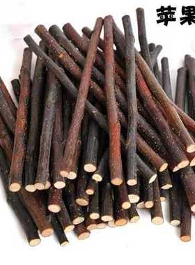 仓鼠磨牙棒苹果木树枝三线金丝熊龙猫兔子荷兰猪笼子造景粮食零食