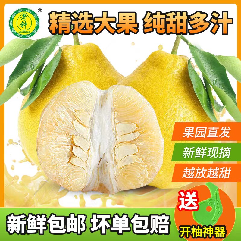 正宗梅州沙田柚纯甜柚子全国包邮新鲜当季水果梅县金柚非广西容县,水产肉类/新鲜蔬果/熟食,柚子,淘宝优惠券,粉丝福利购,淘宝优惠卷
