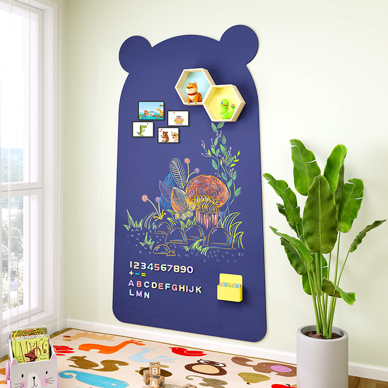 磁博士黑板墻貼呆呆熊造型