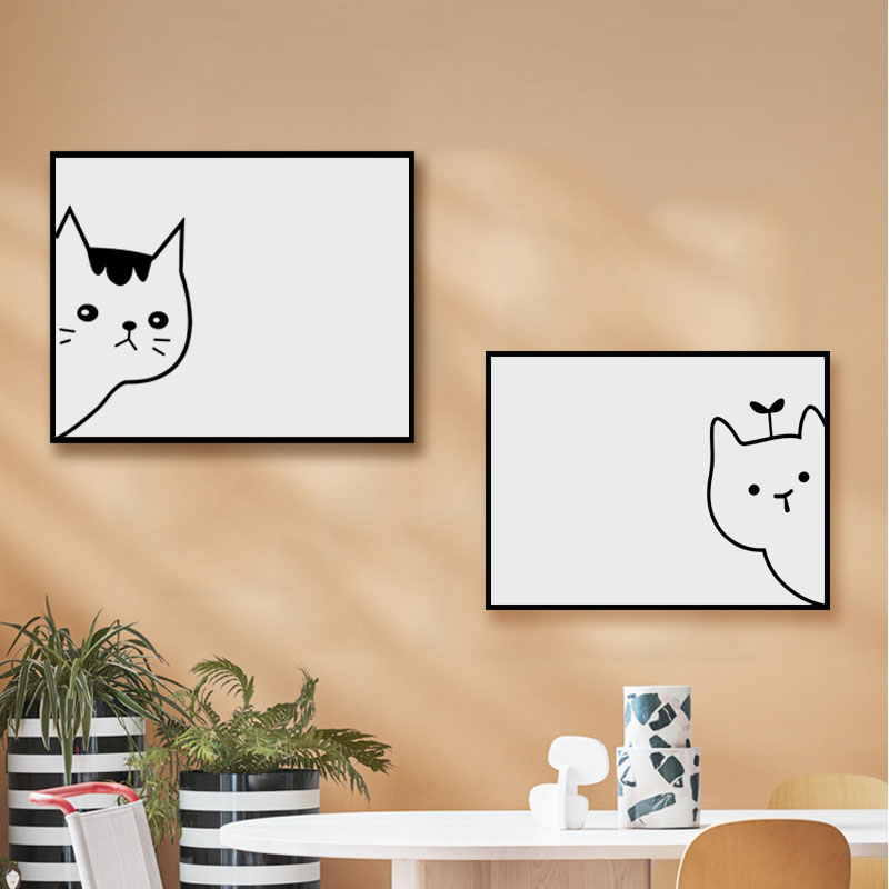 电表箱装饰画简约现代弱电箱空开箱配电箱装饰遮挡免打孔创意挂画