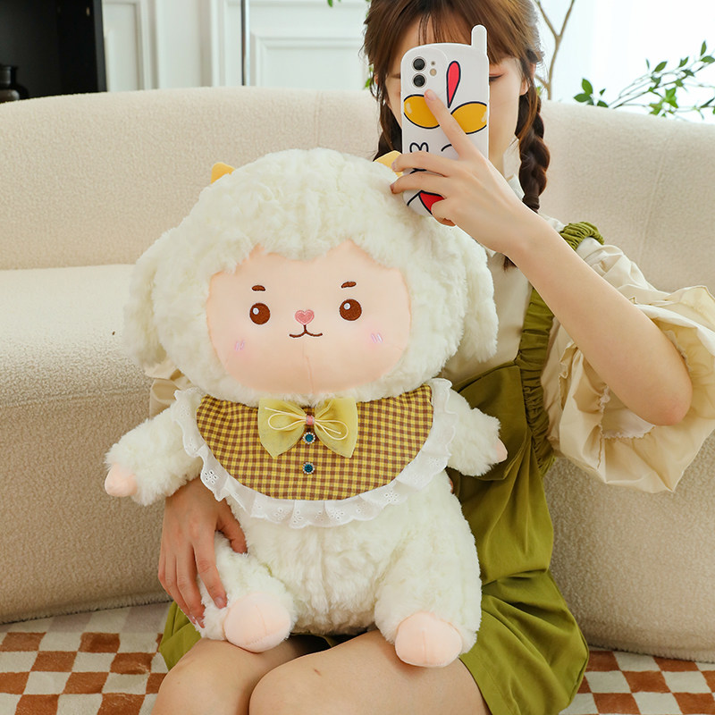 可爱超软云朵羊毛绒玩具羊咩咩小羊公仔玩偶女生睡觉抱枕儿童娃娃,玩具/童车/益智/积木/模型,毛绒/玩偶/公仔/布艺类玩具,淘宝优惠券,粉丝福利购,淘宝优惠卷