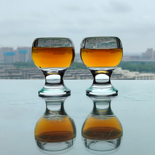 天然水晶矮脚杯白酒杯茶杯子公道杯分茶杯茶具纯手工水晶酒杯茶道