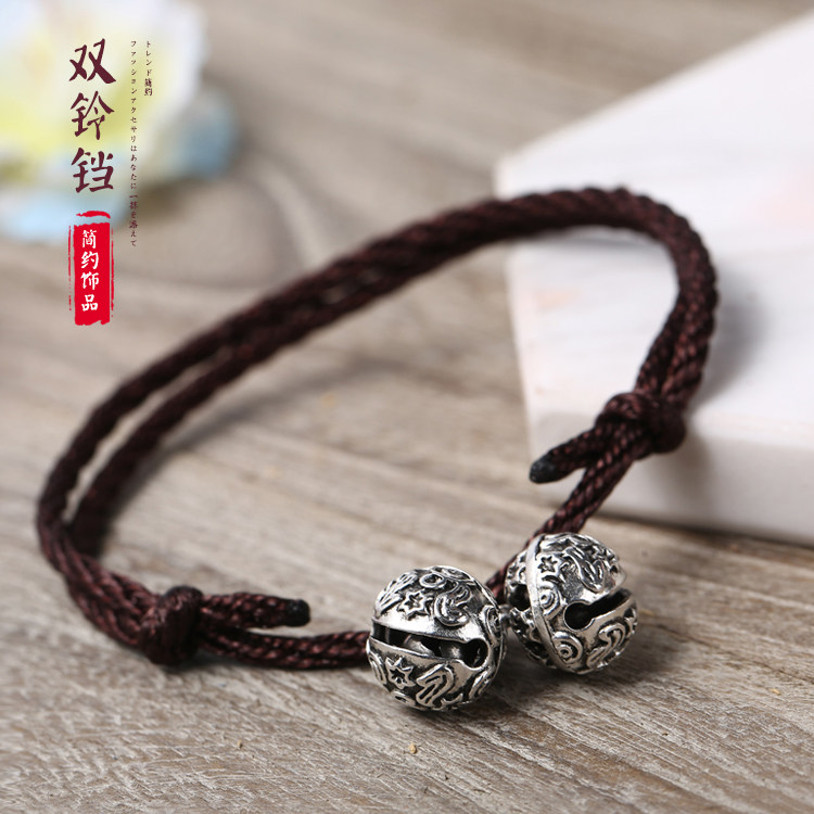 韓版時尚鈴铛腳鏈紅繩男女腳繩簡約森系腳镯個性腳飾學生閨蜜飾品在類目 飾品/流行首飾/時尚飾品新, 腳鏈中 - 來自Buy2taobao.com提供專業的淘寶代購服務