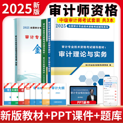 2025年初级审计师考试套装3本