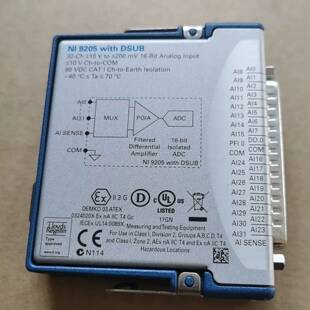 可维修9205 DSUB模块，32通道模拟输入，支持10 V议价