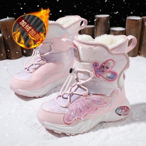 女童加绒加厚东北时尚公主雪地靴