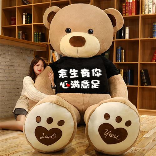 大号毛绒玩具熊玩偶泰迪熊公仔大熊猫布娃娃抱抱熊睡觉抱枕陪睡熊