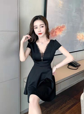 新款夜店女装性感连衣裙女桑拿技师工作服夜总会酒吧KTV会所工装