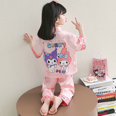 超丝滑薄款冰丝绸~库洛米短袖