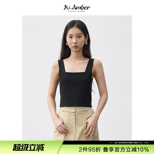 针织吊带W.Amber背心女