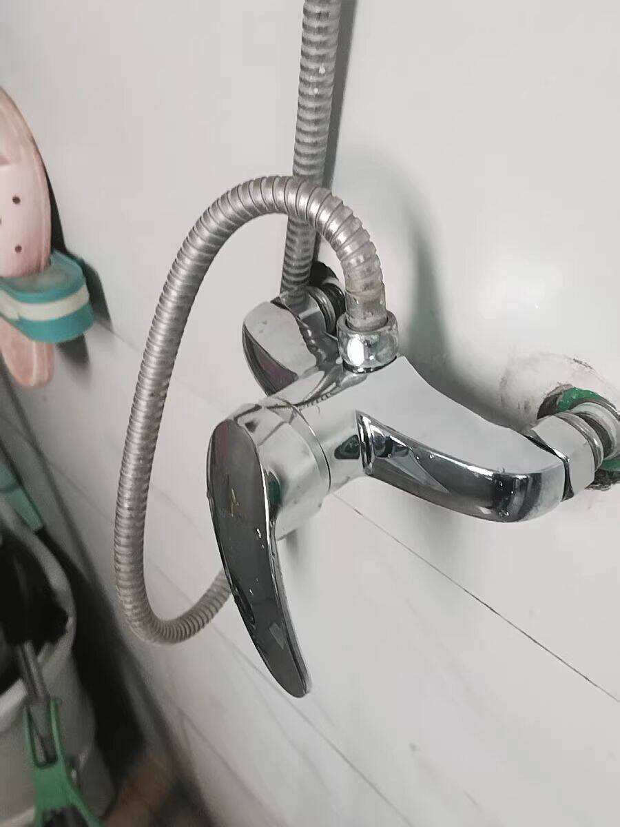 老式淋浴水龙头太阳能热水器暗装13.5cm小孔距小体混水阀全铜浴室