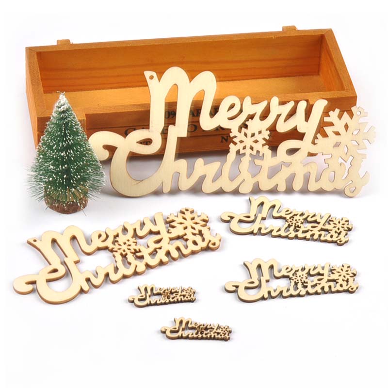 圣诞快乐木牌“Merry Christmas