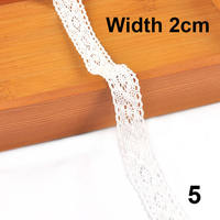 Country-style beige lace trim, fabric, clothing fabric, fabric strip materials, decoration, DIY handmade ribbons thumbnail 5