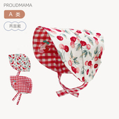 新款 防紫外线双面戴婴儿帽子夏季 宝宝春秋遮阳帽棉防晒太阳帽女宝