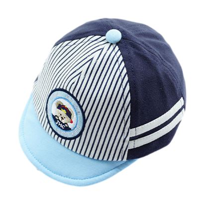 软檐小熊鸭舌帽春秋遮阳防晒