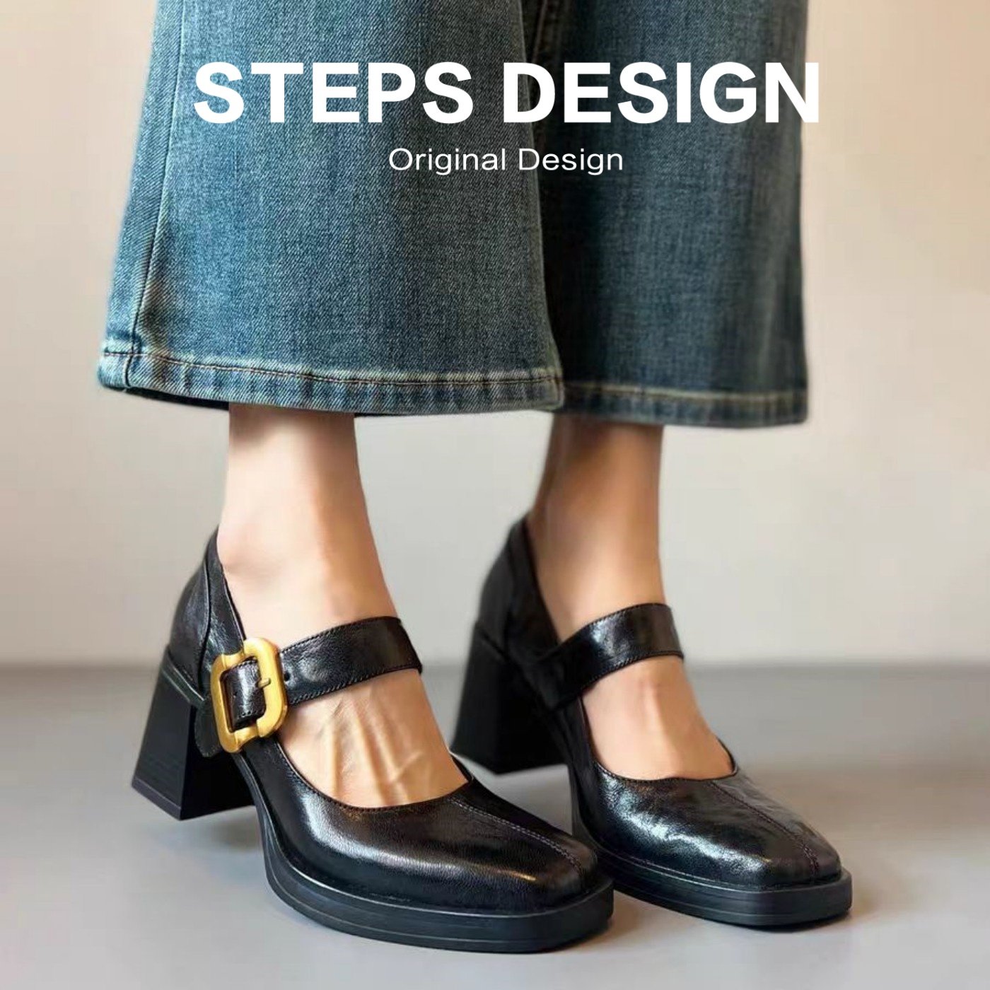 羊皮版~法式不累脚小高跟鞋女绝美巨好看玛丽珍鞋通勤配裙子单鞋,女鞋,玛丽珍鞋,淘宝优惠券,粉丝福利购,淘宝优惠卷