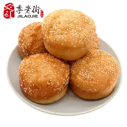 手工酒酵小涨烧饼泰州季市特产
