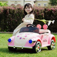儿童电动车汽车复古四轮可遥控女孩公主款男宝宝小孩玩具车可坐人