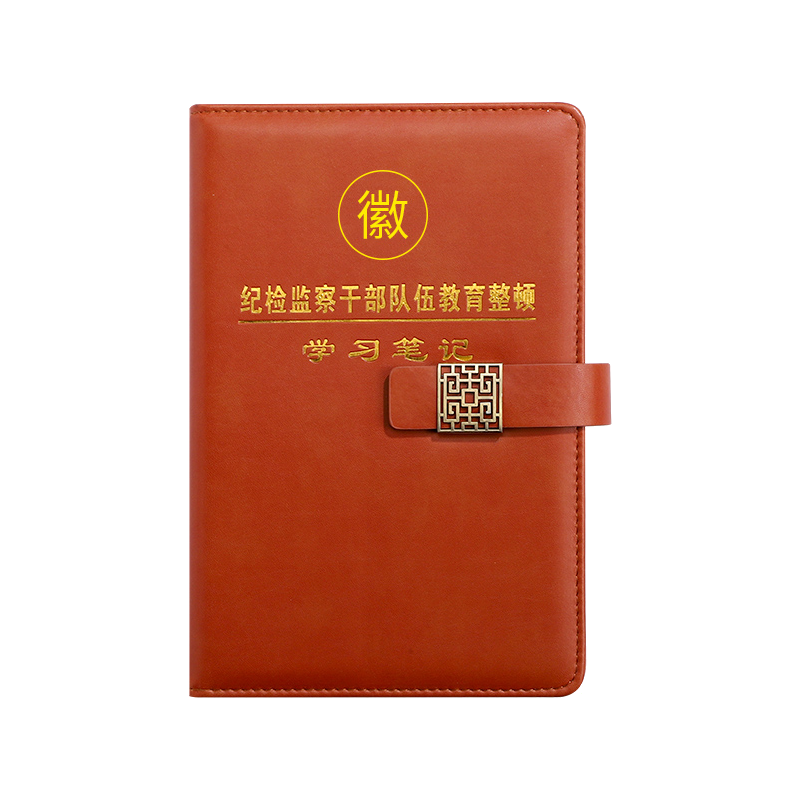 党员干部队伍教育整顿纪检监察学习笔记本2025新款廉政工作手册记录本本子专题学习会议记事本定制可印logo