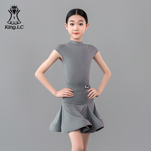 拉丁舞服鹏翼之美2024春夏新品少儿拉丁舞比赛服儿童舞服KS248813