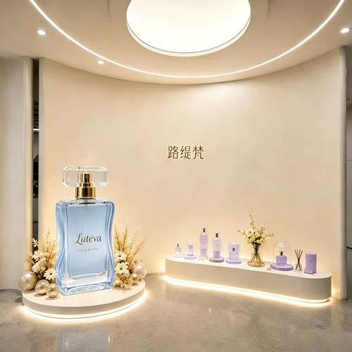 大型亚克力香水化妆品瓶子等比例放大模型商场会展美妆店美陈摆件