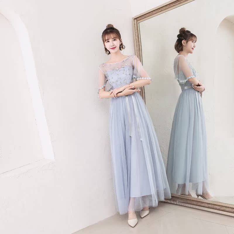 新式伴娘服2018簡約顯瘦修身婚禮禮服晚宴會團小女生女服裝新款在類目 女裝/女士精品, 婚紗/旗袍/禮服, 禮服/晚裝中 - 來自Buy2taobao.com提供專業的淘寶代購服務