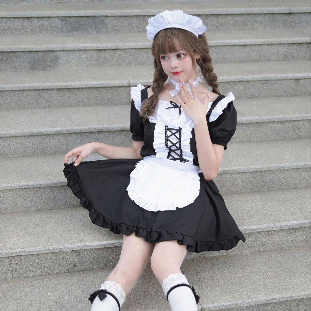 新品 日系小女佣服 可爱女仆装 演出服 角色扮演 COSpaly服