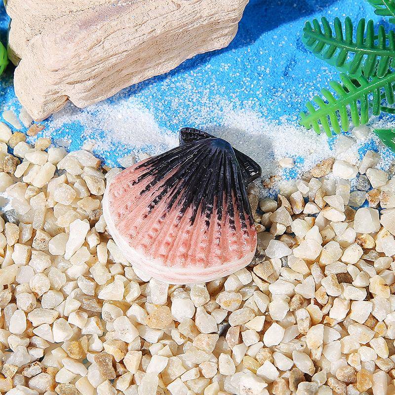 新款仿真海贝海螺水族箱鱼缸养鱼小摆件迷你装饰品树脂工艺品挂件