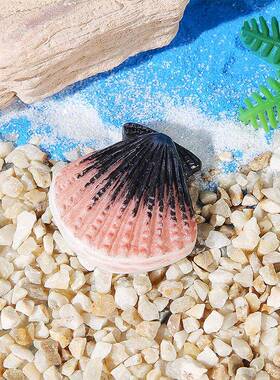 新款仿真海贝海螺水族箱鱼缸养鱼小摆件迷你装饰品树脂工艺品挂件